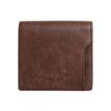 Piatto Italian Aged Leather Slim Wallet Folding Compact Coin Brand Spring Present for Respect for the Aged Bi-fold (Men's Wallet, Wallet,