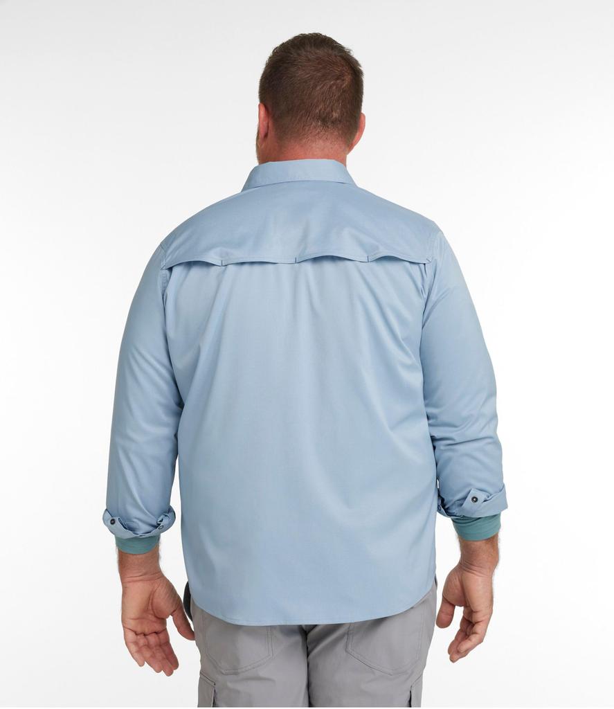 LL Bean Waist Branch Fishing Long US Shadow 1000207571 Men's Shirt, Sleeve, Fit, Regular, XL, Blue,