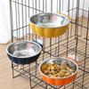 Stainless Steel Pet Cage Bowl Hanging Design Pet Feeding Bowl Pet Food Dispenser Bowls  Water
