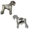 Schnauzer  - Silver-plated Dog Brooch, Elegant Pin, Jacket Lapel Decoration by Brand