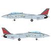 Doyusha 1/72 scale US Navy F-14A Tomcat VF-154 Black Knights plastic model kit (72-TOM-2)
