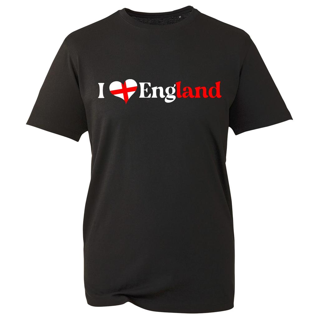 I Love England Proud T-Shirt, St. George's Day England Flag Unisex Remembrance
