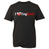 I Love England Proud T-Shirt, St. George's Day England Flag Unisex Remembrance