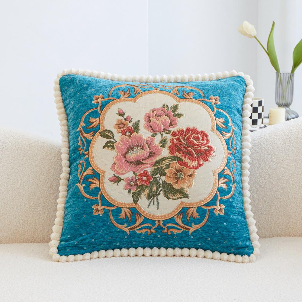 Dickes Sofakissen, leichter Luxusstil, hochwertiges Kissen, Bettkissen