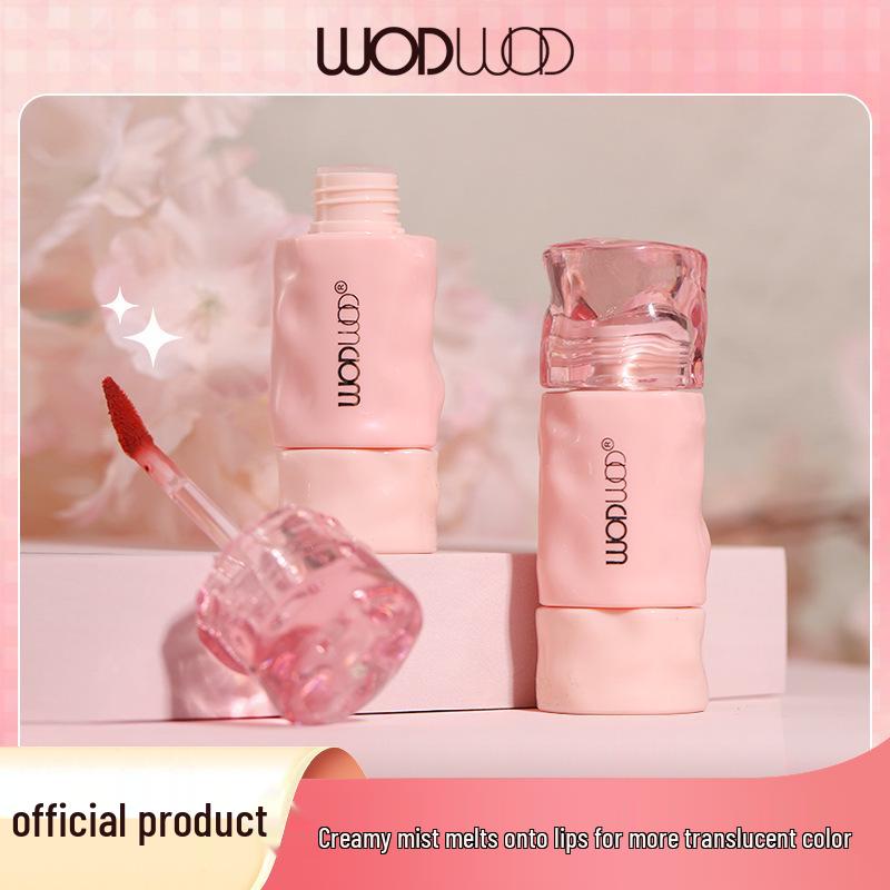 WODWOD Pink Mist Lip Cream: Smooth, Lightweight, Moisturizing, Whitening, Long-lasting Milk Cream Lip Mud for Autumn/Winter.