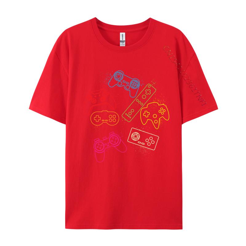 Gaming Controllers Video Games Gamers TShirts Hip Hop Leisure Tees Hip Hop Cotton Unisexs Top TShirts