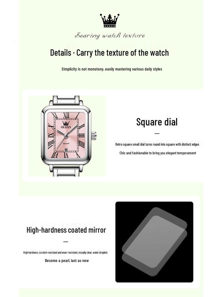 Oulishi Women's Small Workplace Luxury Quartz Fashion Watch