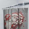3D Floral Heart Shower Curtain | Romantic and Elegant Bathroom Decor