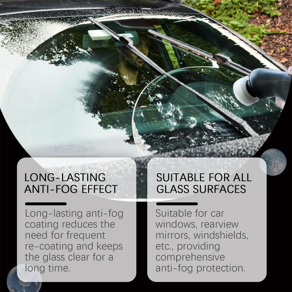 DAWCBVJQ Hydrophobic Windshield , Magic Gem Glass, Anti-Fog Car Windshield, Micromolecular Anti-Fog