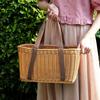 Ruhan Imitation Rattan Shopping and Picnic Basket