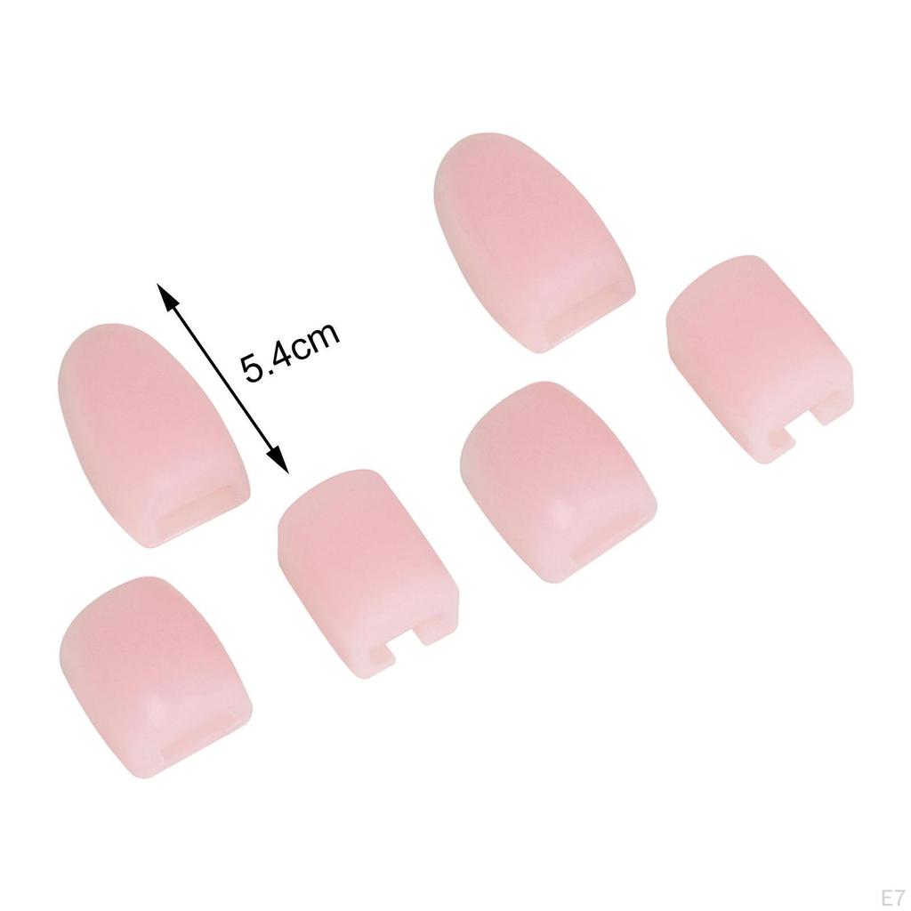 6 Pack Saxophone Palm Key Cushions And Mouthpiece Cover for Performance