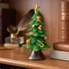 Resin Christmas Tree Textured with Star Topper Mini for Desk