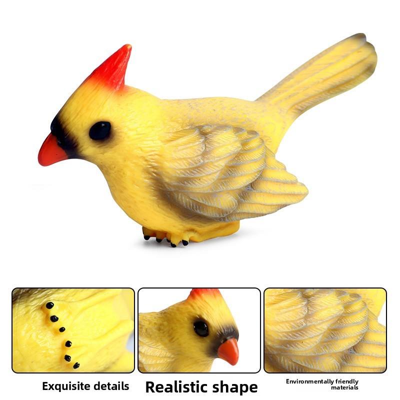 Wildlife Sparrows Mountain Sparrows Toy With Static Bird Figure For Childrens Education And Collectible Gift