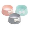 Cat Bowl Feeding Dishes Stable Novelty Anti Slip, Bow Tie Decorated, Pet Feeder Water Cats for
