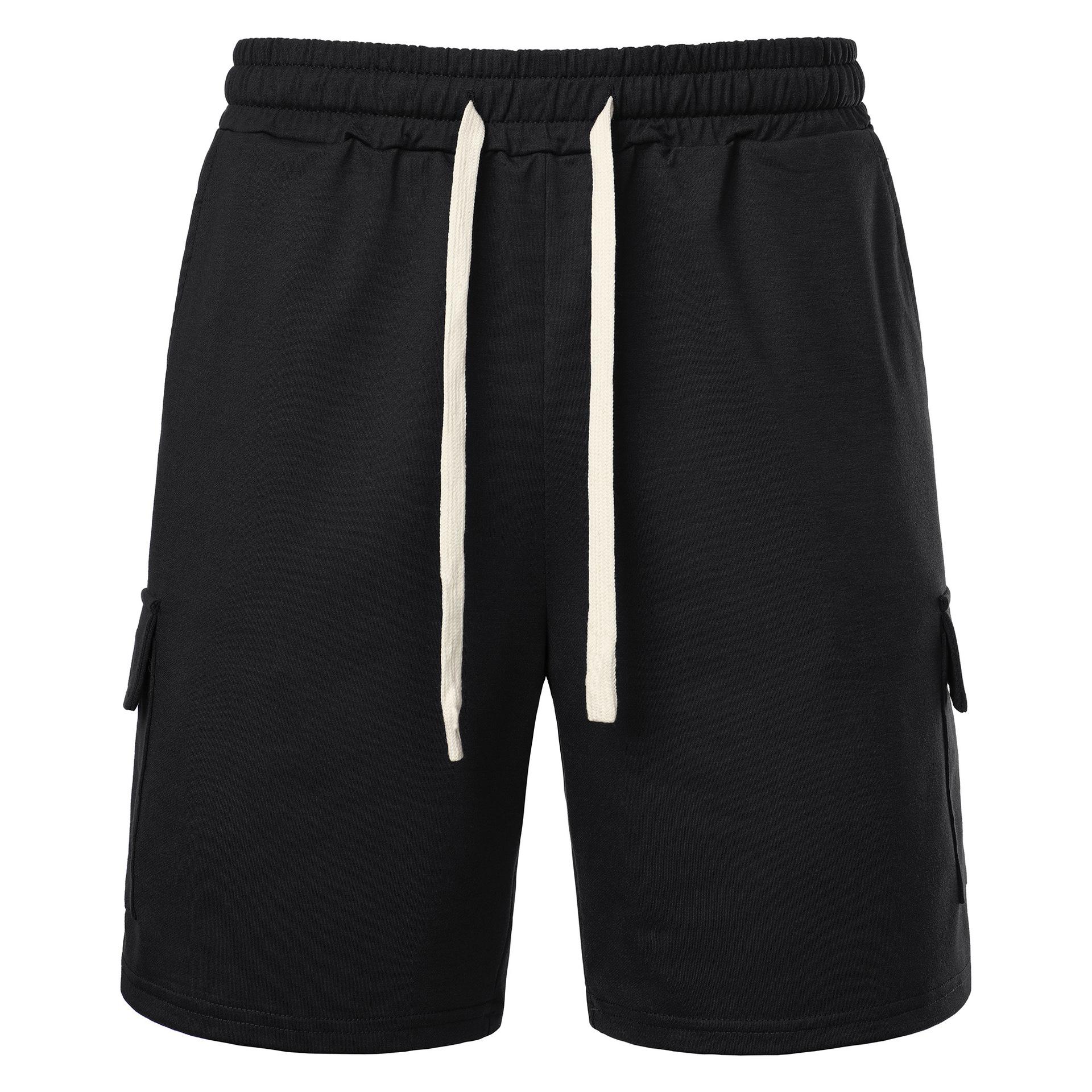 

Summer Men s Casual Multi Pocket Shorts Solid Color Men s Five Quarter Pants XXL