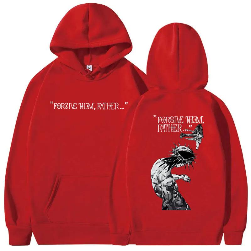 Japanese anime character trend 2D printed pullover hoodie sweatshirt comfortable and fashionable 2025 gender-neutral