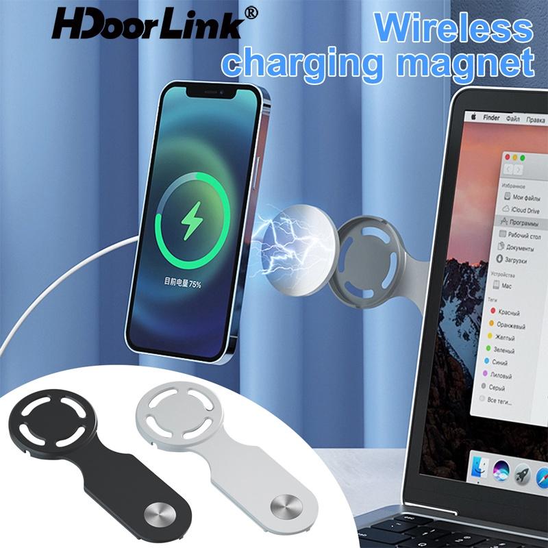

HdoorLink Экран ноутбука Держатель беспроводного зарядного устройства для Magsafe IPhone 15 14 13 12 Телефон Магнитная подставка для зарядки Боковое крепление Регулируемый кронштейн белый