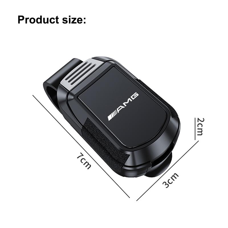 Car Glasses Clip Sun Visor Multifunctional Sunglasses Storage Bracket Sticker For Mercedes Benz AMG W223 W213 W206 W464 W247 GLE