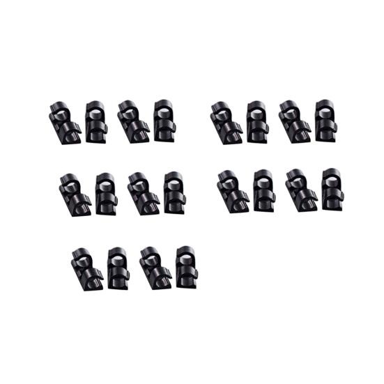 20Pcs Draht Lagerung Clips Schnalle Organizer Sicherung Daten Linie Kabel Klemme Fixer