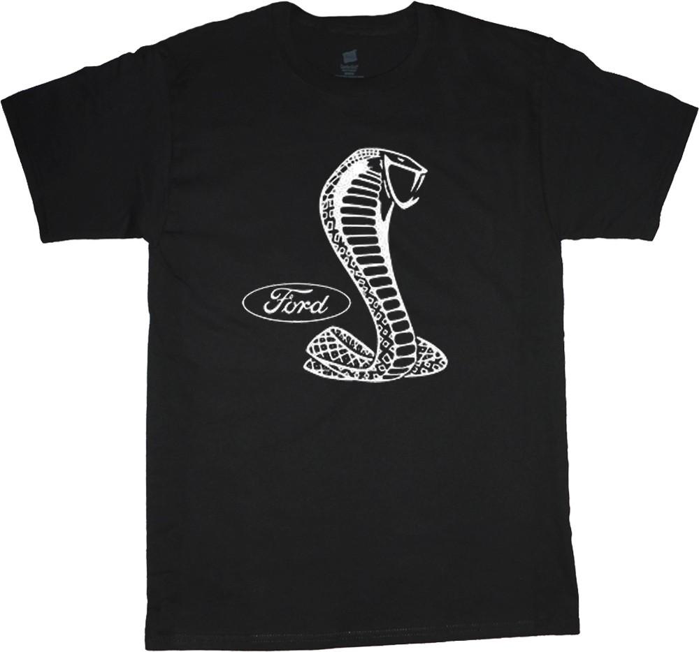 Ford Cobra t-shirt for men mustang cobra racing tee shirt men s tshirt black Unisex T-Shirt S