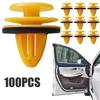 100 Pcsdoor Trim Panel Retainer Clips Fastener Hole Rivets For Accent Qashqai J10 Car-Styling Accessory