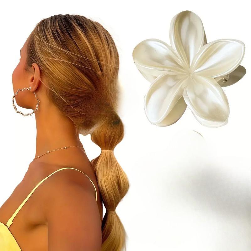 Retro Flower Clips High-end Shark Clips Half-tied Hair Clips Frellia Hair Clips Ponytail Clips