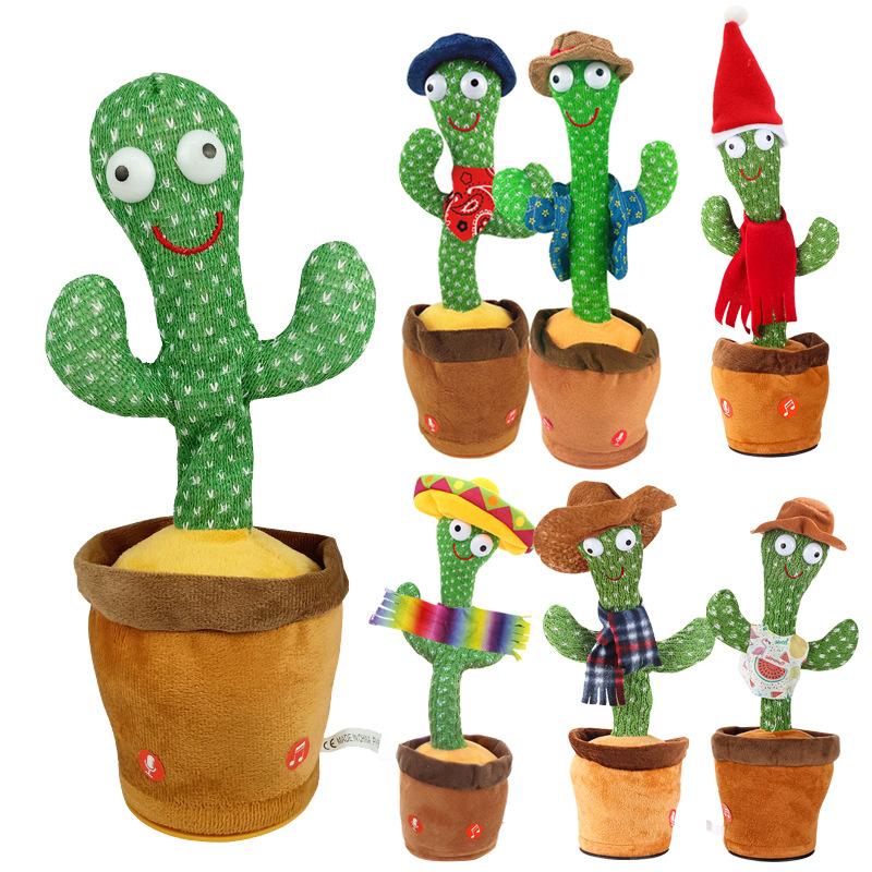 The Same Dancing Cactus Twists, Singing And Talking Cactus Toys, Plush Toys.