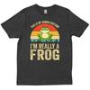 This Is My Human Costume I M Really A Frog Funny Vintage Trendy T Shirt