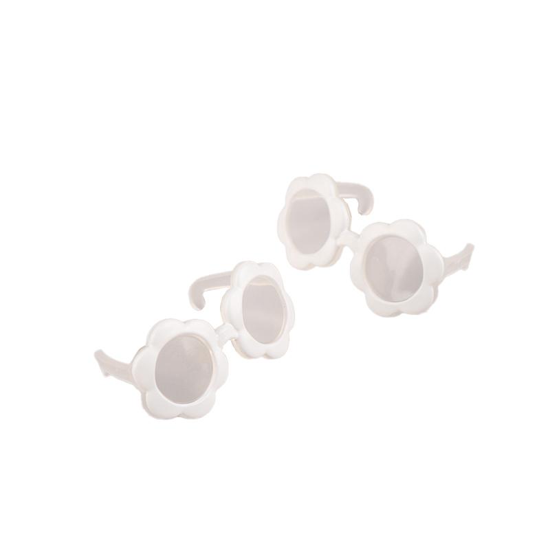 

1/6 Кукла Очки в форме цветка Куклы Прозрачные солнцезащитные очки Мини-аксессуары для очков