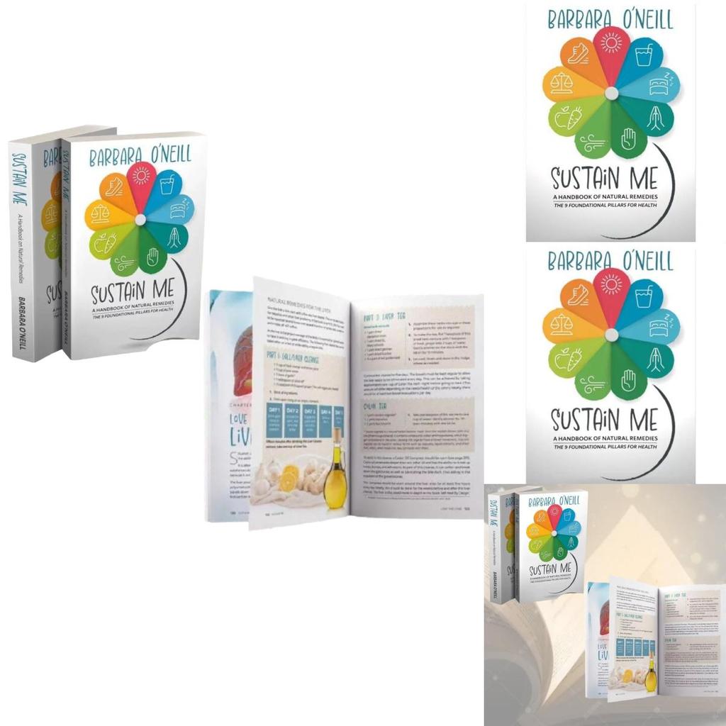 Sustain Me By Barbara O'neill Beautifully Designed White Cover Provides Inspiring Insights For Life Improvement