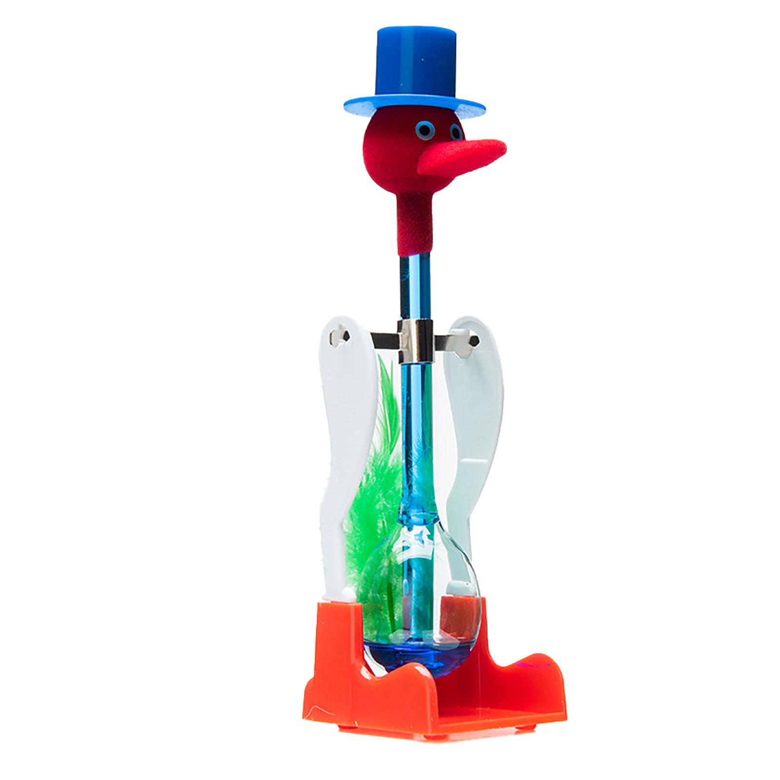 Perpetual Motion Water Bird Toy Desk Ornament Educational Science Demonstration Novelty Office Decoration Fun Mechanical Duck with Fluid Dynamics One Size
