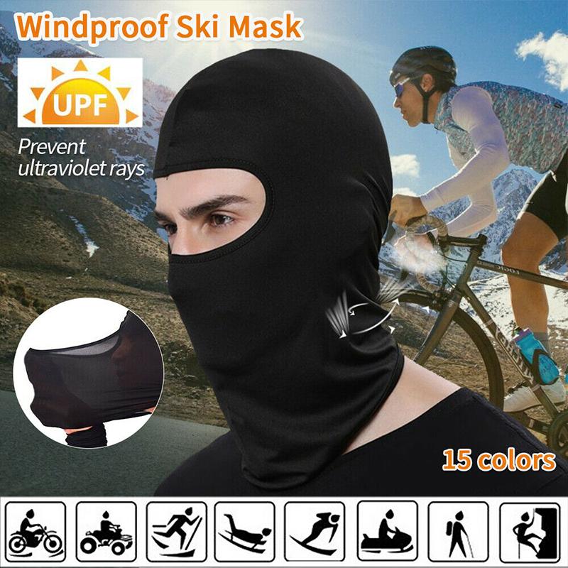 UV Protection Ski Sun Hood Tactical Motorcycle Helmet Bandana Neck Windproof Face Shield Biker Mask Balaclava Full Face Mask