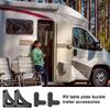 Campers Table Base Mount Strong Table Wall Mount RV Table Plate Buckle Outdoor Table Bracket Folding Table Mount Hardwares