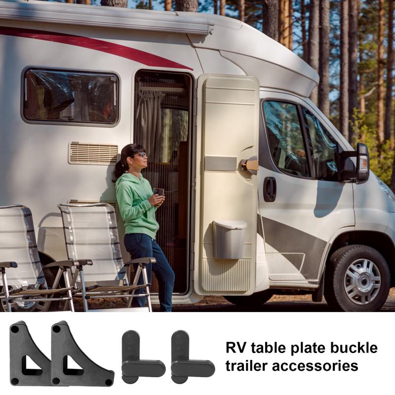 Campers Table Base Mount Strong Table Wall Mount RV Table Plate Buckle Outdoor Table Bracket Folding Table Mount Hardwares
