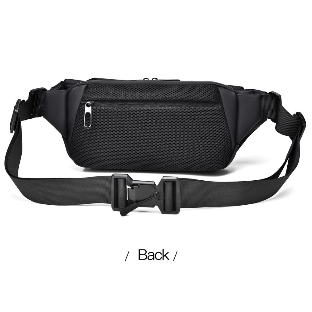 Larger Capacity Chest Bag Casual Style Waist Pack Bag Shoulder Messenger Bag Business