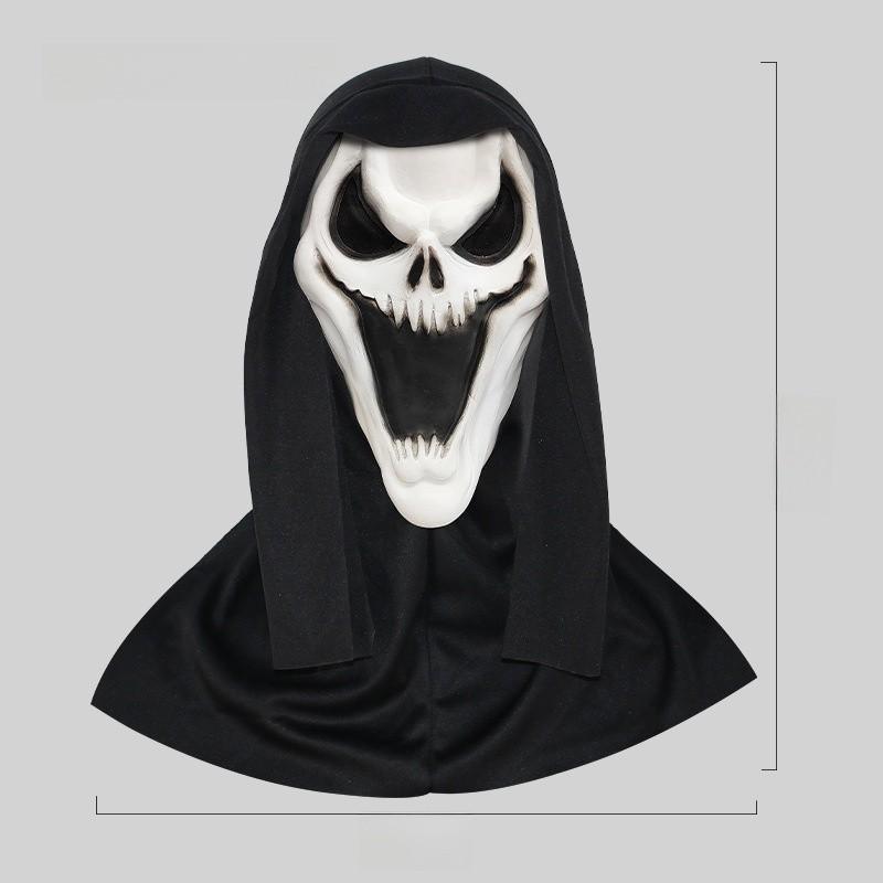 Mask Scream White Skull Ghost Face Masquerade Halloween Party Mock Gift Prop