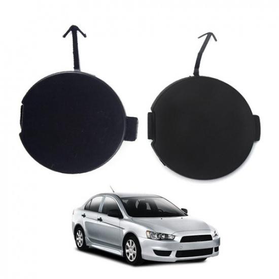 

Tow Hook Eye Cover Rear Front Bumper Cap Unprimed For Mitsubishi Lancer 2008-16