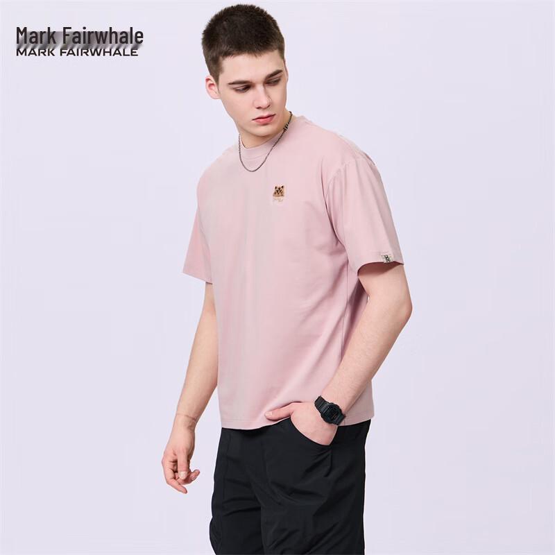 Mark Fairwhale Men s Flocked Embroidery Antibacterial Cooling T-Shirt M