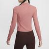 Nike Zenvy Dri-FIT Jacke mit durchgehendem Reißverschluss, lang, weich, bequem, Damenjacken, Rock-Pink FV7424-634