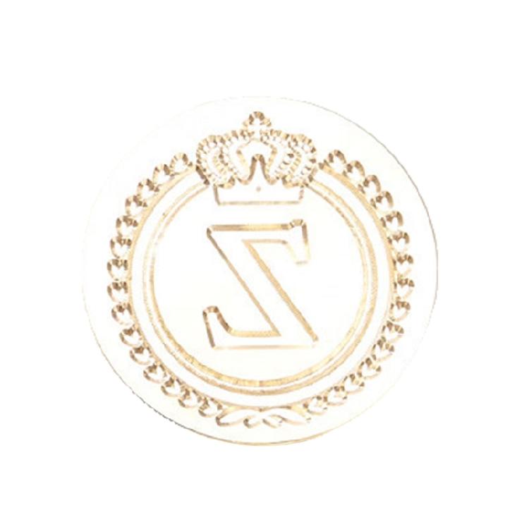 Brass Head Seal Stamp Crown Letters Sealing Wax Stamp for Letter Invitations Decoration English Letters Wax Seal Stamp