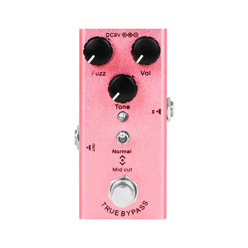 

Electric Guitar Effects Pedal with Rich Fuzz Tones and Noise Reductions, Aluminum Alloy Electric Guitar Effects Pedal 1