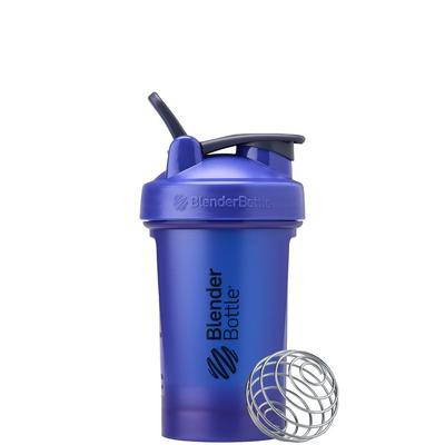 BlenderBottle Classic 20oz Protein Shaker Genuine Product Capacity 600ml (Measurement 400ml) Cobalt BBCLC20-CBT