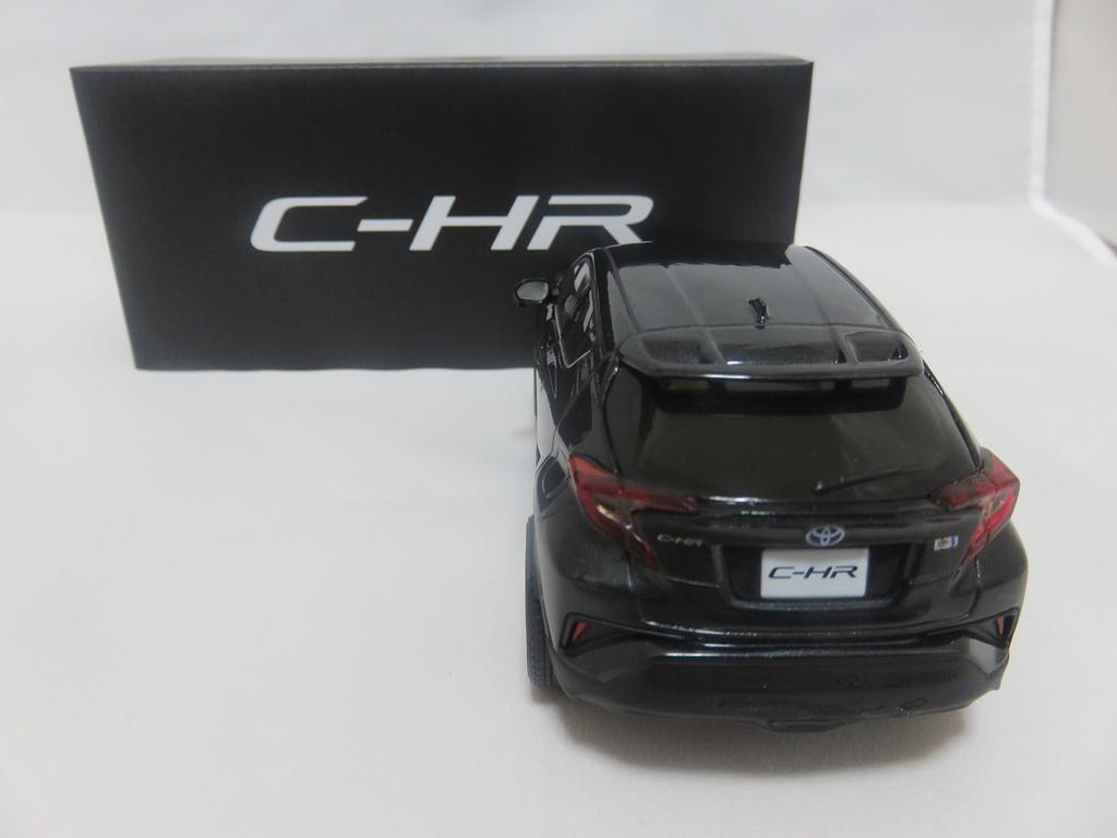 Toyota Official Diecast Car Color Sample Black Mica 209 1/30 C-HR