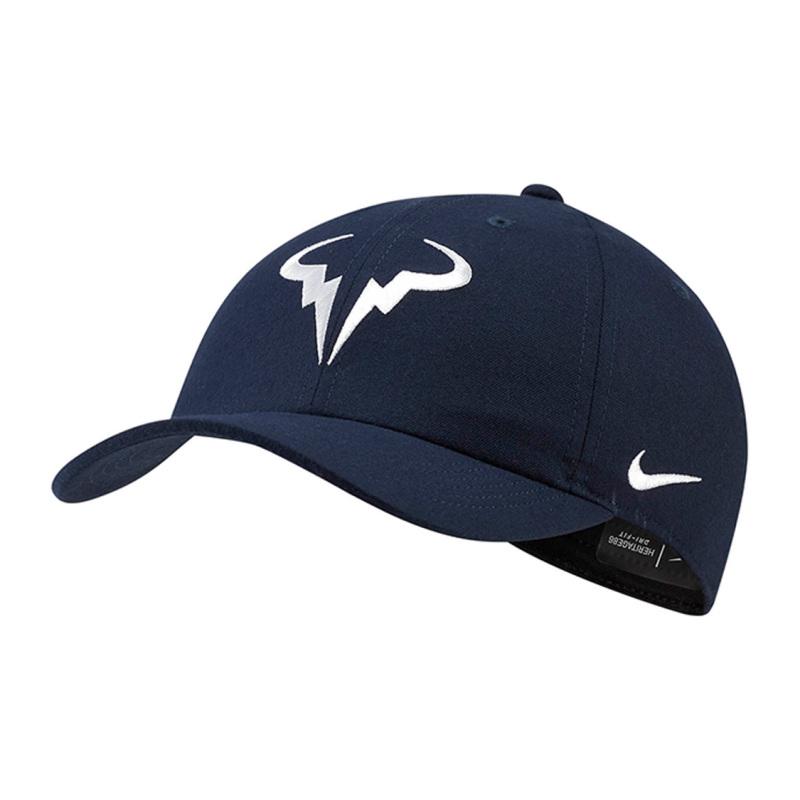 Nike Czapka tenisowa AeroBill Rafa Heritage86 'Granatowa' Casual 850666-451