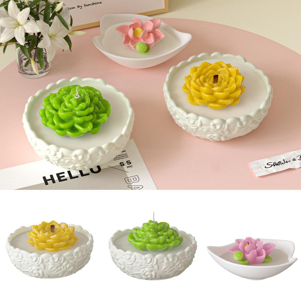 Candle Cup Mold Flexible Flower Mold Decorative Mold Silicone For Gift Making Diy Crafts Candle Making