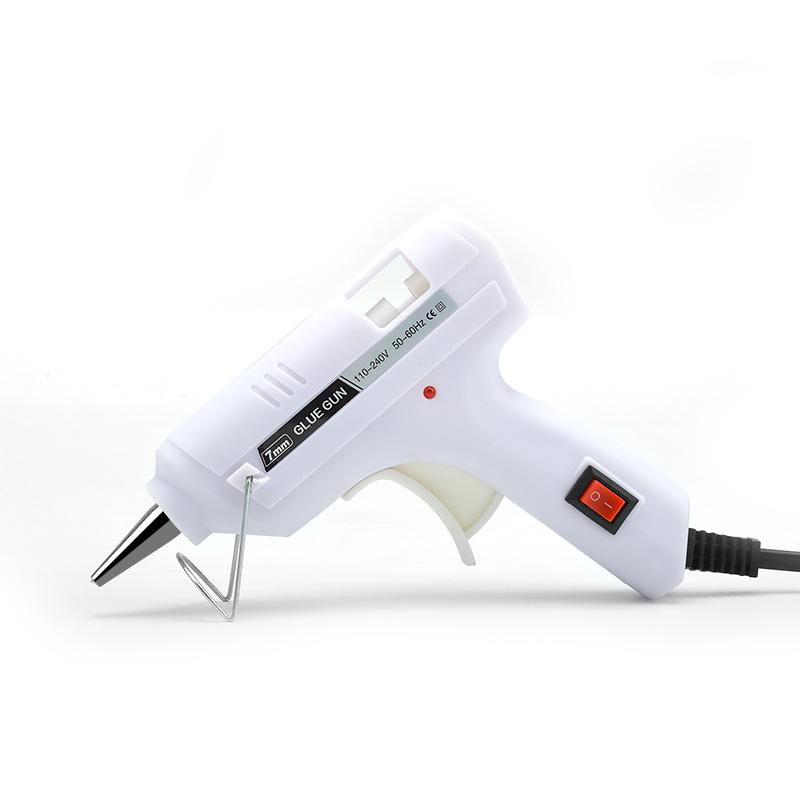 1pc Home Handmade 7mm Hot Melt Guns Small DIY Glue Gun for Children Fast Heating Anti Drip Hot Glue Guns Suitable for Handmade Jewelry Frame Models
