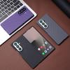 Case for Samsung Z Fold 7 6 5 4 3 Carbon Fiber Shell Magnetic Wireless Charging Tough Case Shock Proof Plain Line Anti-Scratch