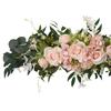 Artificial Rose Flower Wedding Chair Back Flower Arrangement For Ceremony Backdrop And Engagement Table Centerpieces