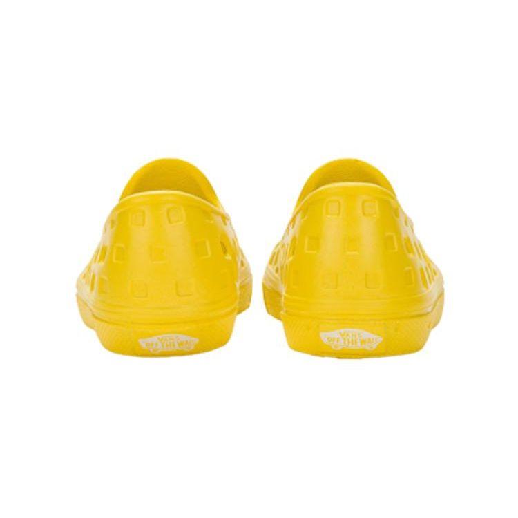 Vans Slip-On Series Trk Breathable Low Top Walking Shoes Baby Shoes Yellow VN0A4UVHBLX