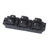 Car Door Glass Button Panel Window Switches for Great Wall Driver Repair, Black ABS Housing, Four Button Layout, Part 3746500-K80-0089 for Daily Car
